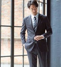 REMEN'S（リメンズ）の「＜はっ水・油をはじきやすい＞洗える2点セットスーツ（ビジネススーツ）」