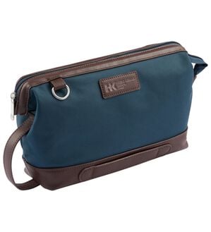 「＜ヒロココシノオムベーシック＞大きく開き、中が見やすいショルダーバッグ（メンズショルダーバッグ）」｜ネイビー