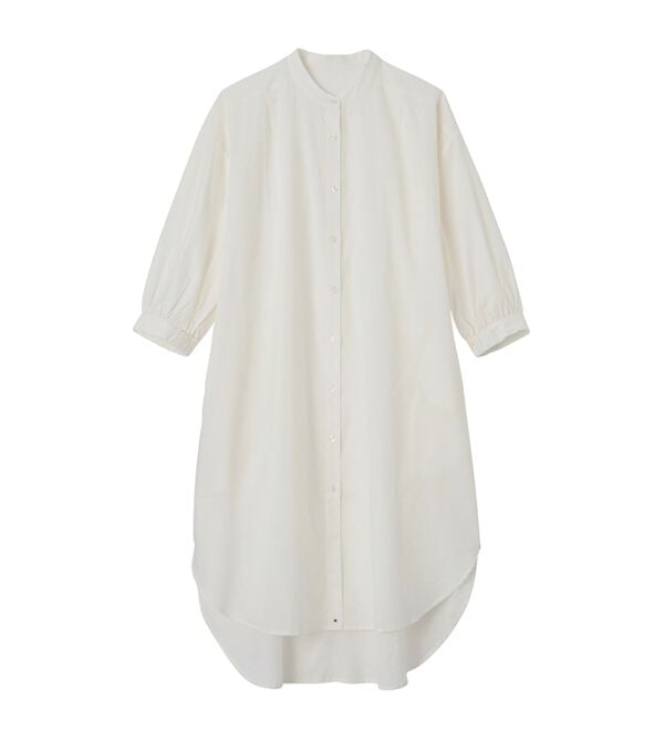 近年美品✨ロロピアーナ コットン100% ノーカラーシャツ ブラウス 40 レディス シャツ＆トップス | Loro Piana