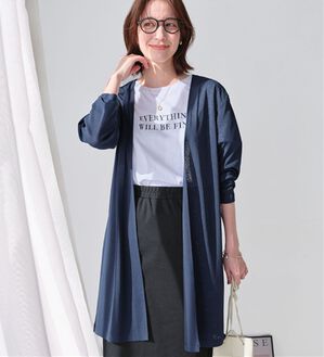 Viola e Viola（ヴィオラ エ ヴィオラ）の「【選べる丈】こなれカーデ（その他カーディガン）」｜ネイビーロング