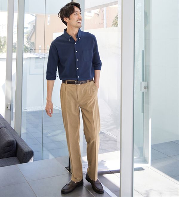 REMEN'S（リメンズ）の「サラッと快適イージースラックス（メンズスラックス）」｜詳細画像