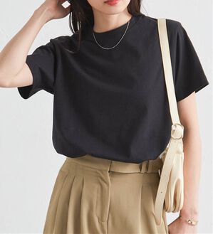 RANAN（ラナン）の「マルチファンクションベーシックT（Tシャツ）」｜ブラック