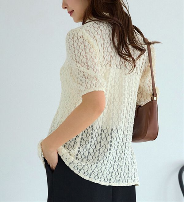 alotta（アロッタ）の「総レーススキッパーポロチュニック（チュニック）」｜詳細画像