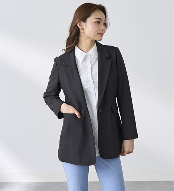 BELLUNA（ベルーナ）の「＜楽スタフィット＞シリーズ（ジャケット・パンツ・ベスト）（フルレングスパンツ）」｜詳細画像