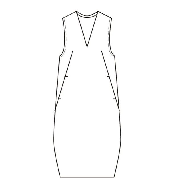 VINNO（ヴィノ）の「楽ケア！タイブラウス&times;ジャンスカセット（ジャンパースカート）」｜詳細画像