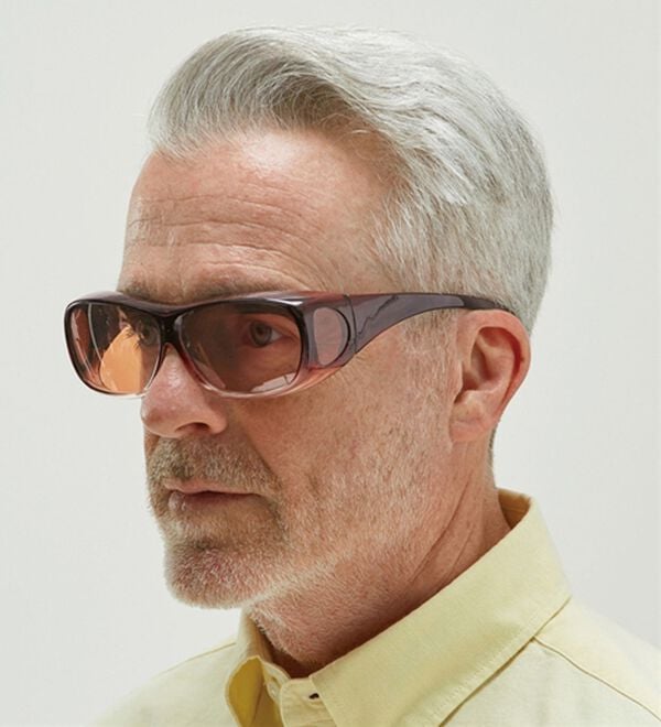 「森田さんの偏光レンズ採用オーバーグラス（メンズスポーツ用品）」｜詳細画像