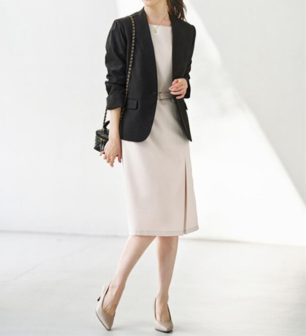 GeeRA（ジーラ）の「洗える！ストレッチカセットスーツ（その他ワンピース）」｜詳細画像