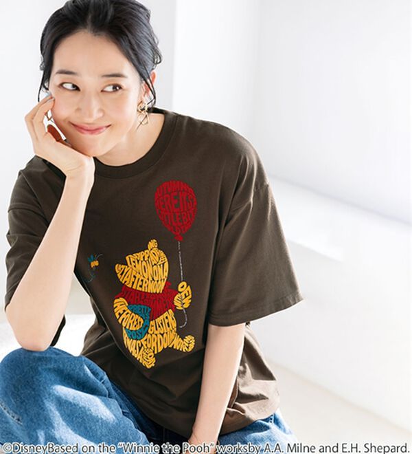 BELLUNA（ベルーナ）の「＜Ｄｉｓｎｅｙ＞綿混素材ゆるっとＴシャツ（カットソー）」｜詳細画像