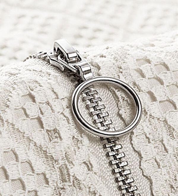 BELLUNA（ベルーナ）の「幾何柄レースバルーンシルエットブルゾン（その他ジャケット）」｜詳細画像