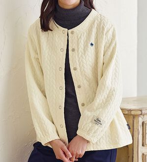 BELLUNA（ベルーナ）の「【ＰＯＬＯ　ＢＣＳ】ジャカード素材カーディガン（その他カーディガン）」｜詳細画像