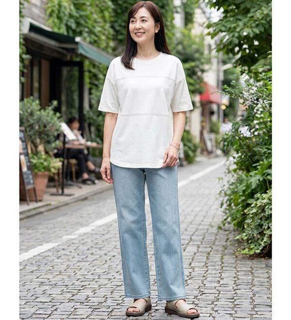 ルフラン（ルフラン）の「【４色組】ひんやり＊キシリトールＴシャツ（Tシャツ）」｜詳細画像