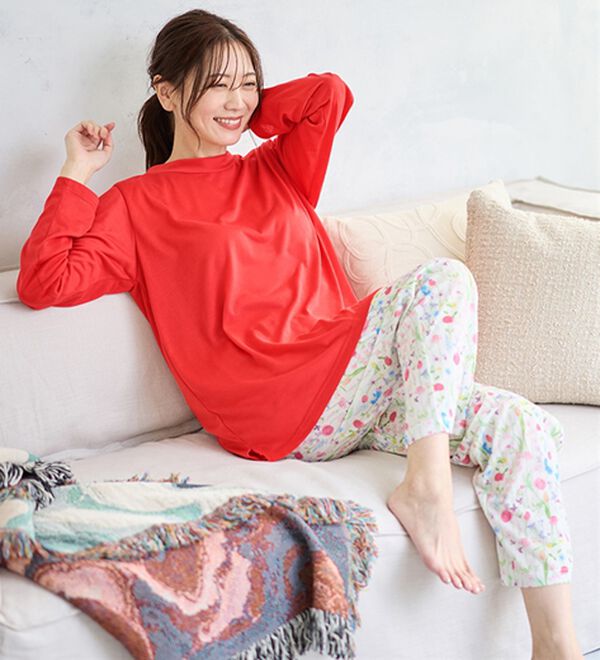 LAVIENNE（ラヴィエンヌ）の「【３点セット】【ヒビヤカダン　スタイル】トラベルパジャマ（パジャマ・ルームウェア）」｜詳細画像