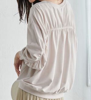 RANAN（ラナン）の「バックギャザーデザインスウェット（カットソー）」｜詳細画像