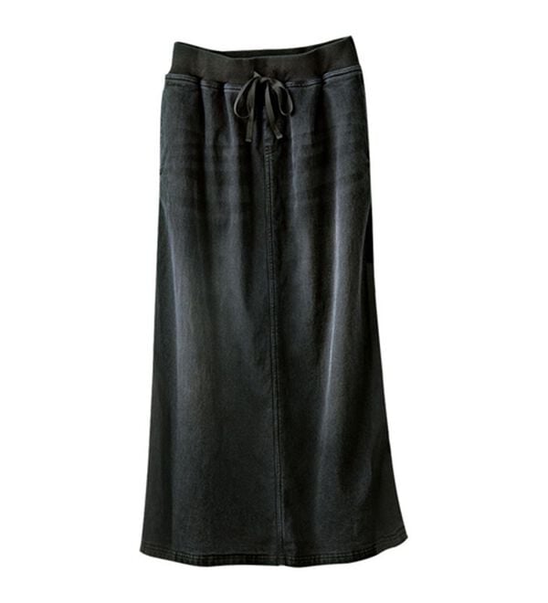 LAVIENNE（ラヴィエンヌ）の「裏フリースデニムスカート（ロングスカート）」｜詳細画像