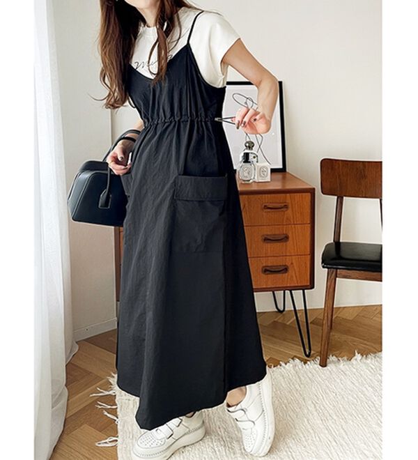 GeeRA（ジーラ）の「ミリタリーナイロンジャンパースカート（ロングスカート）」｜詳細画像