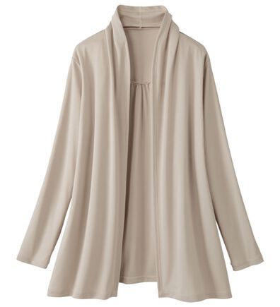 LAVIENNE（ラヴィエンヌ）の「サッと羽織れる着回し最適カーディガン（ニットカーディガン）」