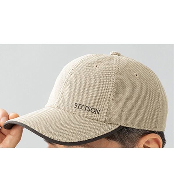 「＜ステットソン＞からみ織り涼やか帽子（メンズ帽子）」｜詳細画像