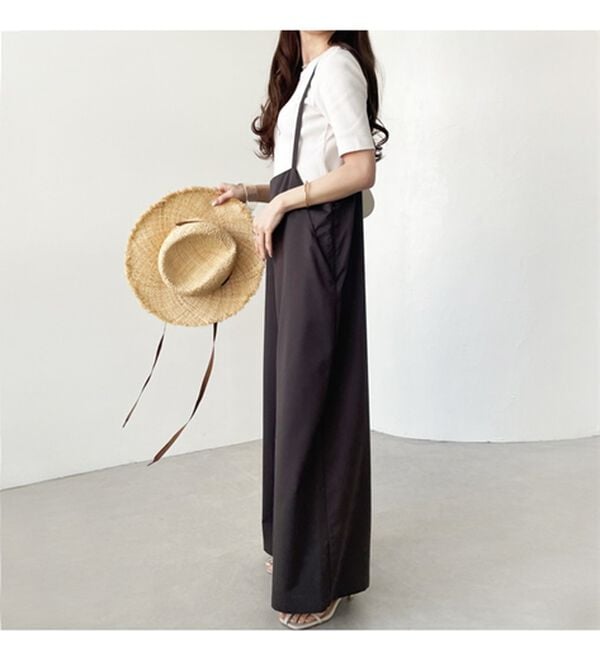 GeeRA（ジーラ）の「サロペットワイドパンツ（オールインワン）」｜詳細画像