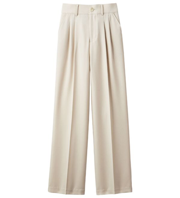 ルフラン（ルフラン）の「こ綺麗こなれたパンツ（フルレングスパンツ）」｜アイボリー