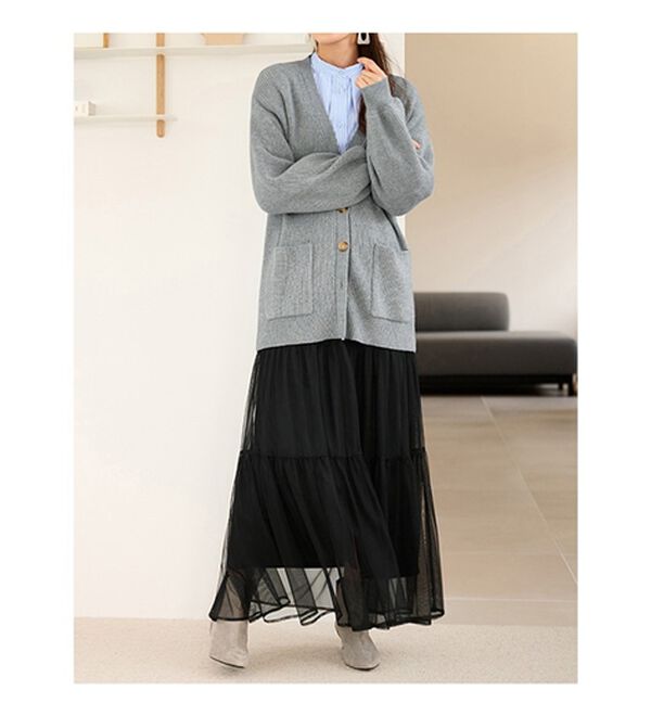 4つの機能付＞ポケットニットカーディガン - ベルーナ【公式】