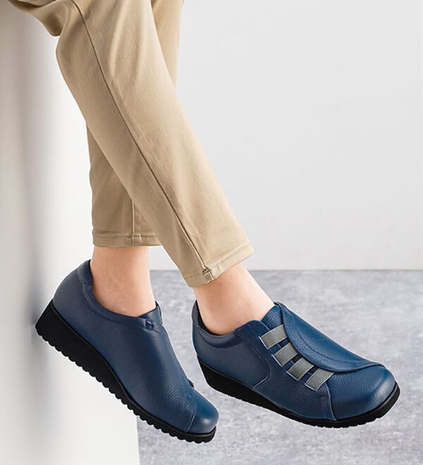 ルフラン（ルフラン）の「ラックウォーク　厚底レザースリッポン（スリッポン）」｜詳細画像