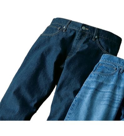 「日本製本格派の綿１００％カイハラデニムパンツ（メンズデニムパンツ）」