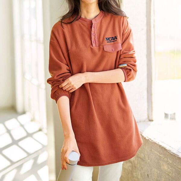 NCAA＞フリース素材シャツチュニック - ベルーナ【公式】