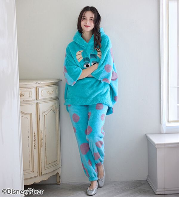 BELLUNA（ベルーナ）の「＜Ｄｉｓｎｅｙ＞【モンスターズ・インク（サリー）】両面ボアパンツ（※ポンチョ別売り）（その他パンツ）」｜詳細画像