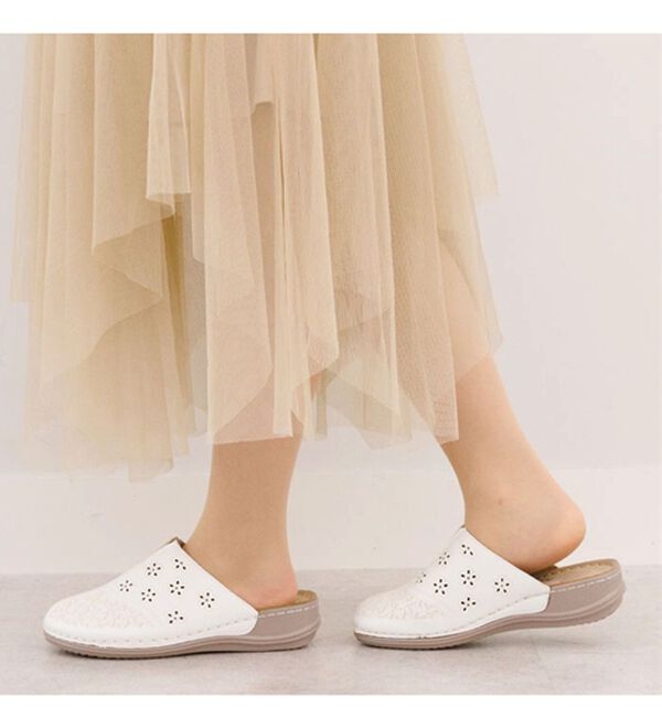 BELLUNA（ベルーナ）の「さっと履ける美脚魅せミュール（サンダル・ミュール）」｜詳細画像