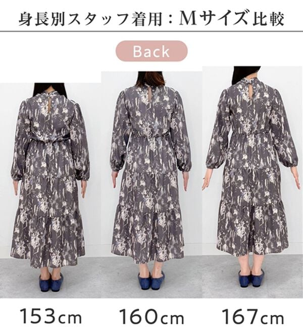 alotta（アロッタ）の「【１枚で決まる】２WAYボウタイ付ワンピース（その他ワンピース）」｜詳細画像