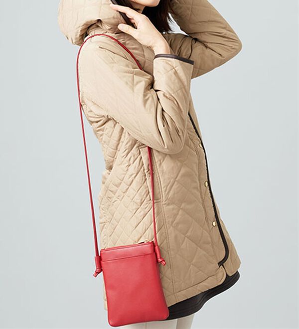 BELLUNA（ベルーナ）の「パイピング使いキルトデザインコート（ロングコート）」｜詳細画像