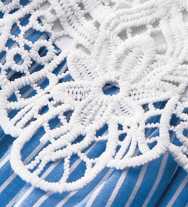 RANAN（ラナン）の「レース切替ボリューム袖ブラウス（ブラウス）」｜詳細画像