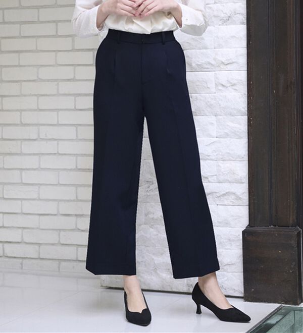 BELLUNA（ベルーナ）の「＜Ｃ／Ｓ＞センタータックワイドパンツ（ワイドパンツ・ガウチョ）」｜詳細画像