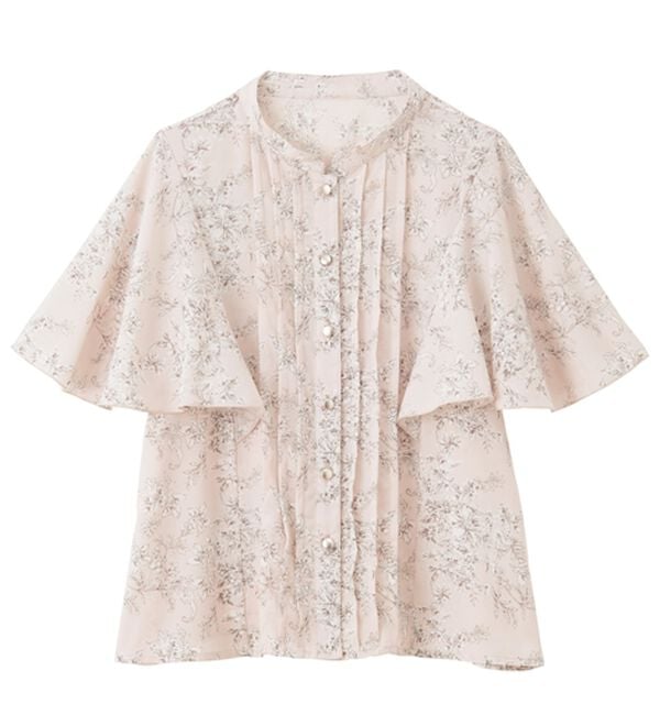 RANAN（ラナン）の「【新色追加】ひんやり！ピンタックフレアー袖ブラウス（ブラウス）」｜詳細画像