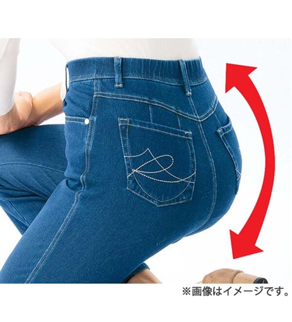 ルフラン（ルフラン）の「優しい肌心地！ラク美タックパンツ（フルレングスパンツ）」｜詳細画像