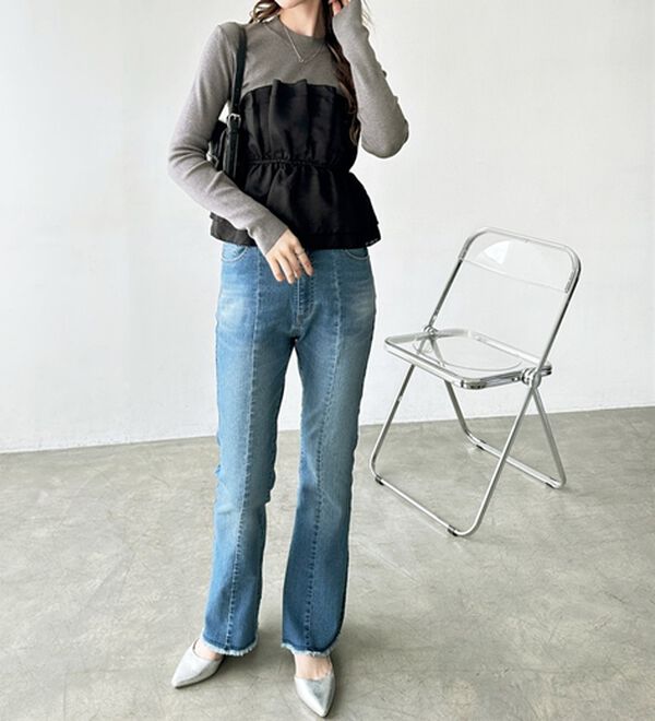 ビスチェドッキングニット - ベルーナ【公式】