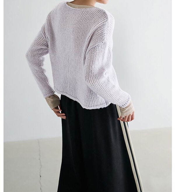 モヘアタッチローゲージシアーニット - ベルーナ【公式】