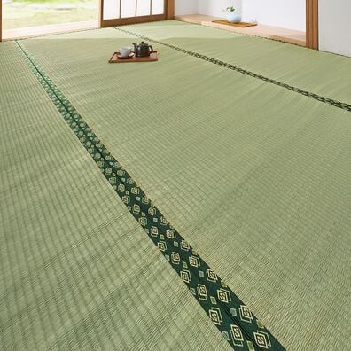 「防ダニ加工い草上敷き（い草ラグ）」