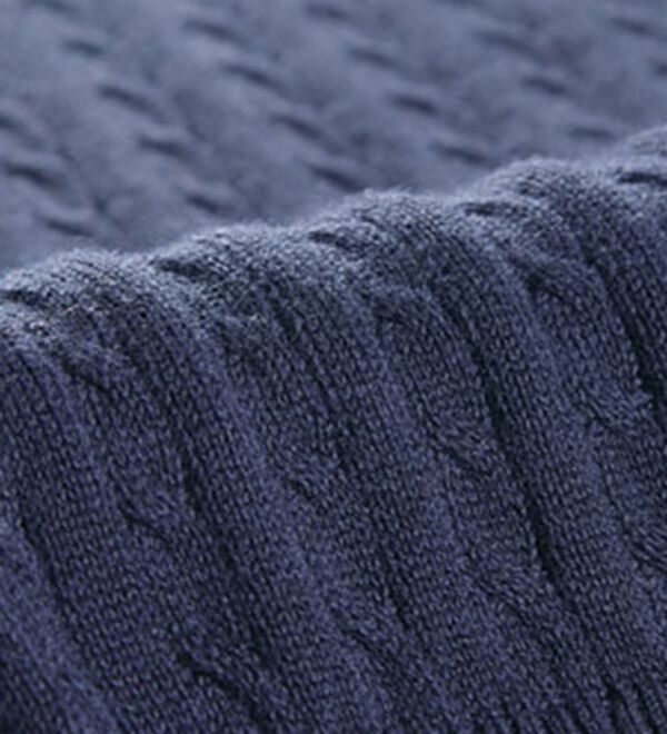 BELLUNA（ベルーナ）の「【ＰＯＬＯ　ＢＣＳ】ケーブル５分袖セーター（ニット・セーター）」｜詳細画像