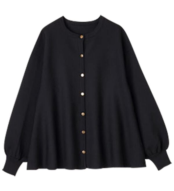 RANAN（ラナン）の「ペプラムチュニックカーデ（ニットカーディガン）」｜詳細画像