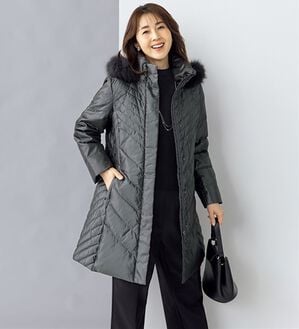 未使用 タグ付き NICOLE BENISTI ダウンコート フォックスファー 未使用 タグ付き NICOLE BENISTI ダウンコート フォックスファー