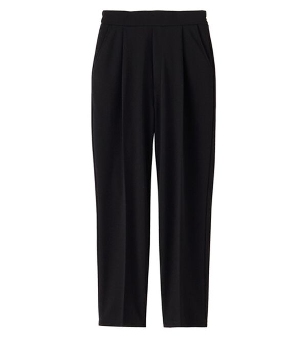 GeeRA（ジーラ）の「【２点セット】ニットツイードペプラムジャケットセットアップスーツ（パンツスーツ）」｜詳細画像