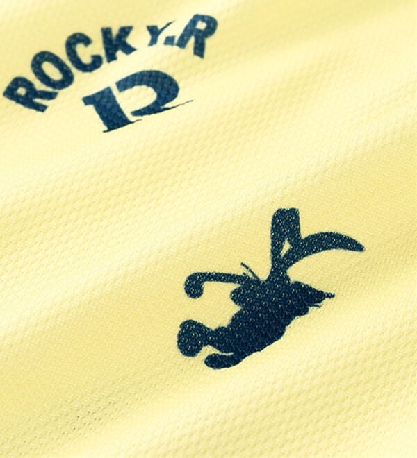 「＜ロッキーラビット＞ゴルフデザイン総柄ポロシャツ（メンズポロシャツ）」｜詳細画像