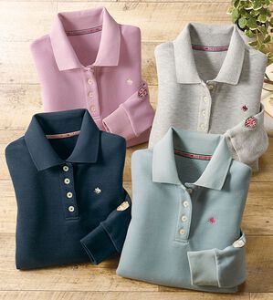 BELLUNA（ベルーナ）の「【ＰＯＬＯ　ＢＣＳ】裏起毛かのこポロシャツ（ポロシャツ）」｜詳細画像