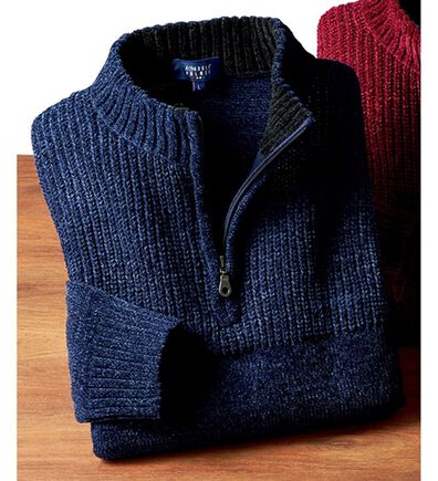 「＜アーノルド　パーマー＞モールニットハーフジップトレーナー（メンズトレーナー）」