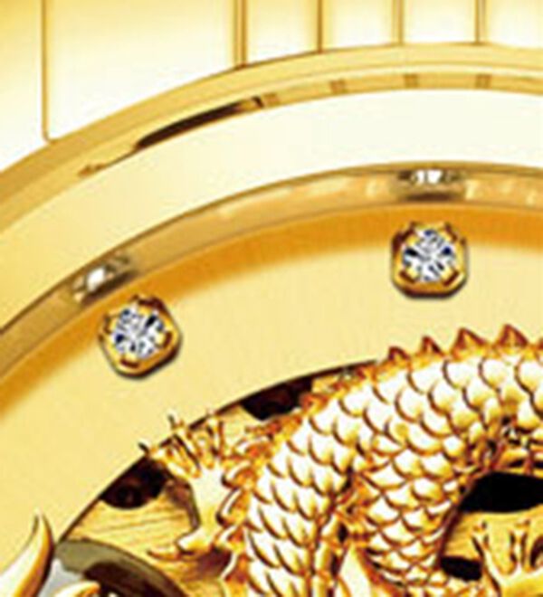 「自動巻昇龍スケルトンウォッチ（メンズ腕時計）」｜詳細画像