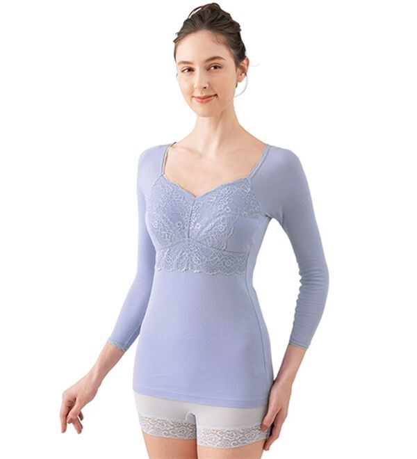 「【３色組】新・毎日活躍！綿のカップ付インナー（ブラトップ・カップ付きインナー）」｜詳細画像