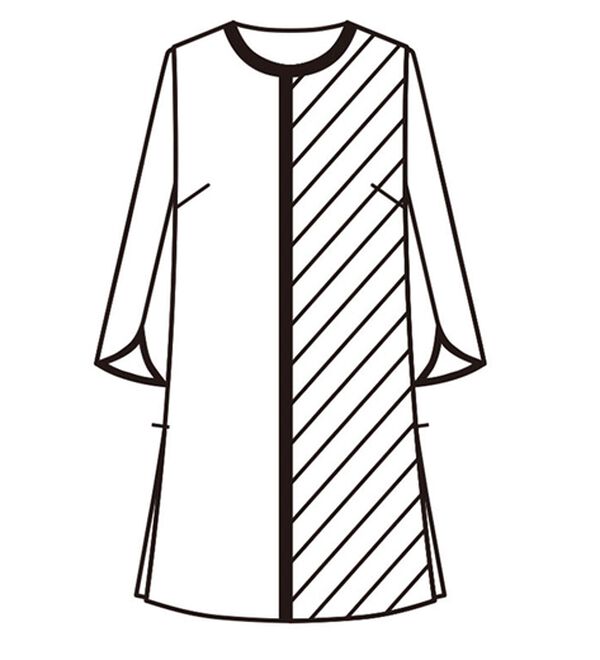 ルフラン（ルフラン）の「二越ちりめん切替パンツスーツ（パンツスーツ）」｜詳細画像