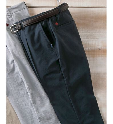 「＜ポロ・ビーシーエス＞爽風軽快ストレッチサッカーパンツ（メンズフルレングスパンツ）」