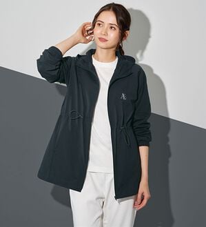 BELLUNA（ベルーナ）の「＜ａ．ｖ．ｖ　ｓｐｏｒｔ＞ドロスト使いＵＶ対策パーカー（パーカー）」｜黒